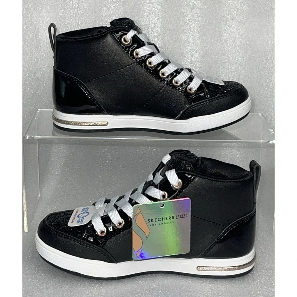 Skechers Street Shoutouts 2.0 Trendy‎ Star Girl's Fashion Sneakers Size 11 NEW